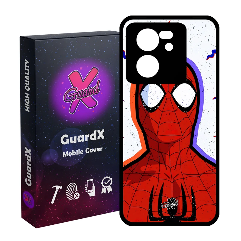 کاور گارد ایکس طرح Spider Man مدل Glass10495 مناسب برای گوشی موبایل شیائومی 13T/13T Pro/Redmi K60 Ultra