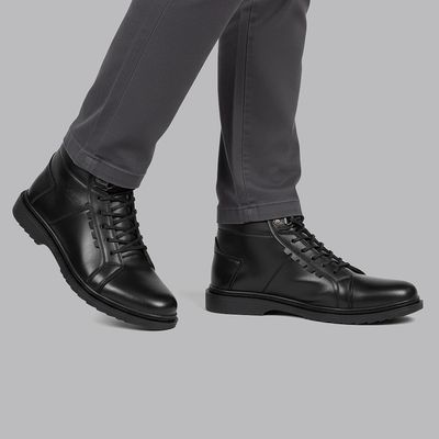 نقد و بررسی نیم بوت مردانه مدل شیک گام رنگ مشکی توسط خریداران