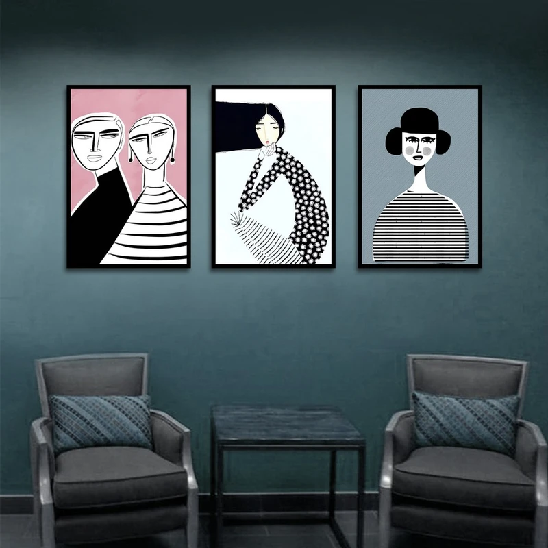 تابلو بکلیت طرح نقاشی دکوراتیو مدل شاین اکلیلی B-1400 مجموعه 3 عددی