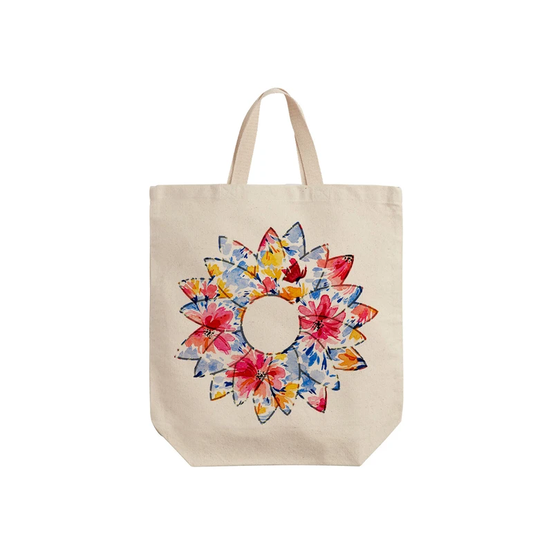 ساک خرید ترمه طراحان ایده مدل گل کد cfp1435 - S