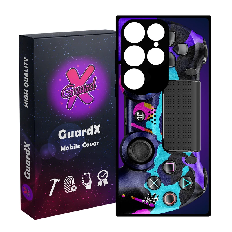 کاور گارد ایکس طرح PS4 Controller مدل Glass10089 مناسب برای گوشی موبایل سامسونگ Galaxy S24 Ultra