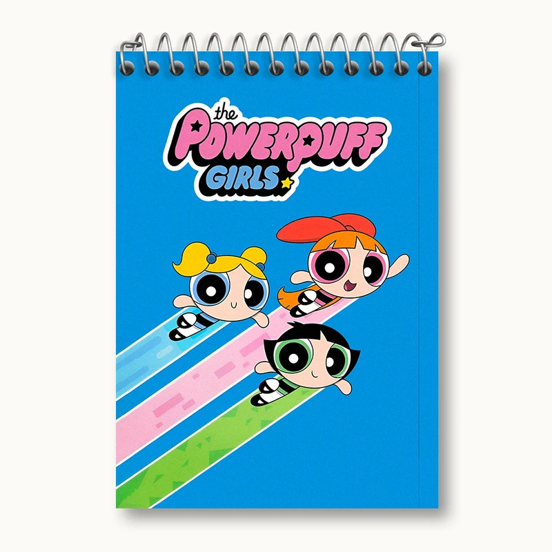 دفتر یادداشت 50 برگ خندالو طرح دختران نیرومند (The Powerpuff Girls) کد N4447