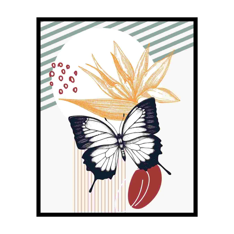 پوستر مدل تصویر پروانه