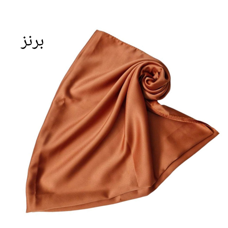 روسری زنانه مدل ساتن ابریشم