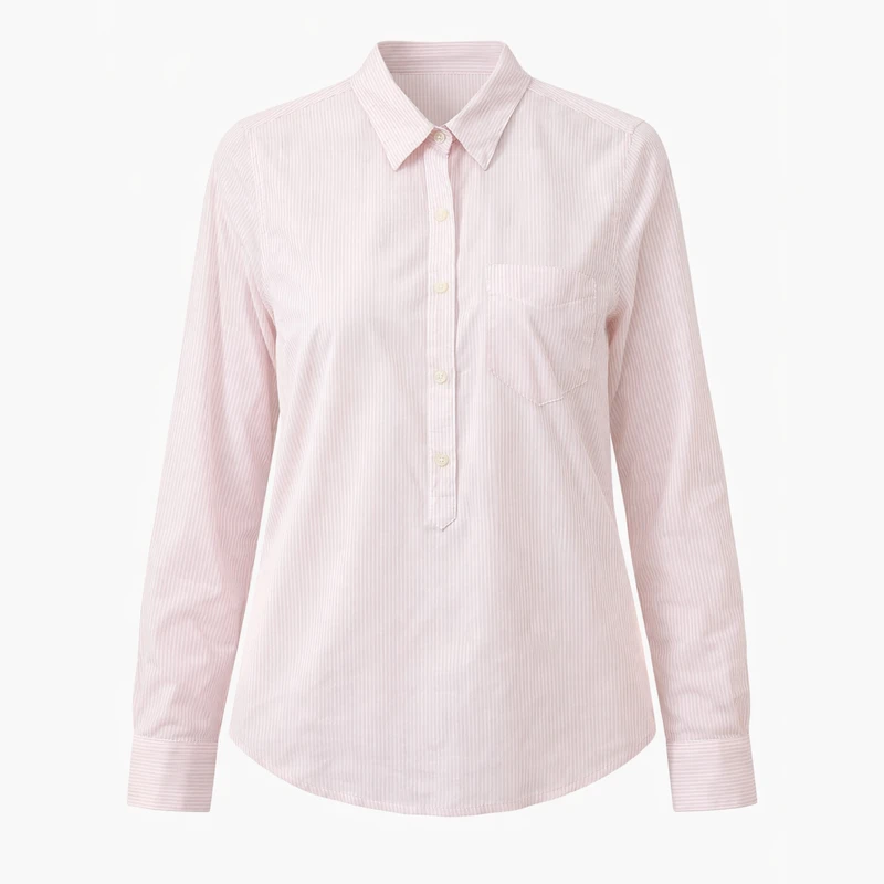 بلوز آستین بلند یقه برگردان زنانه مدل 3862