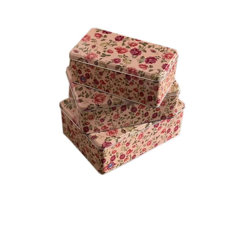 جعبه هدیه مدل گل بسته 3 عددی 