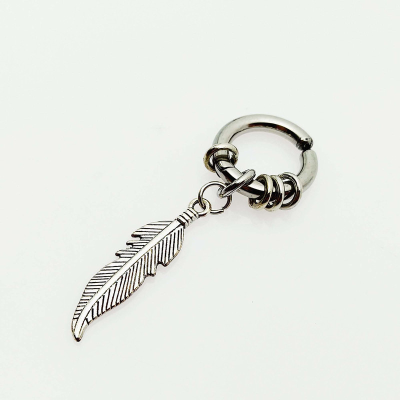 پیرسینگ گوش طرح پر مدل 562PRMZ پیرسینگ گوش طرح پر مدل 562PRMZ