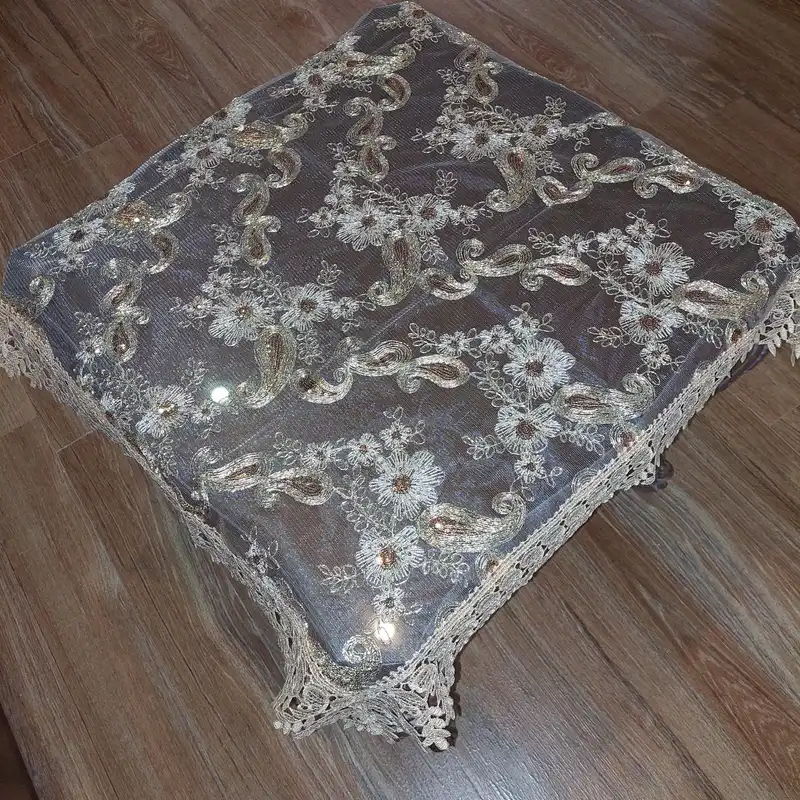 رومیزی سوزن دوزی مدل زری باف