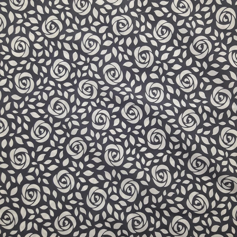 پارچه ملحفه عرض 2 متر مدل شبنم 11157 رنگ طوسی