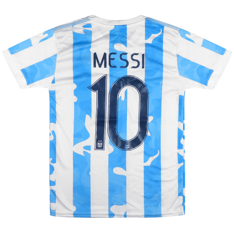 ست پیراهن و شورت پسرانه طرح آرژانتین مدل mesi کد 2022