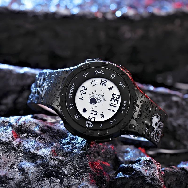 ساعت مچی دیجیتال بچگانه مدل ضد آب فضایی کد 130