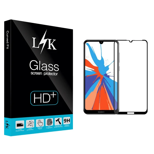 محافظ صفحه نمایش ال کی مدل Hard glass مناسب برای گوشی موبایل هوآوی Y7 2019 / Y7 Prime 2019