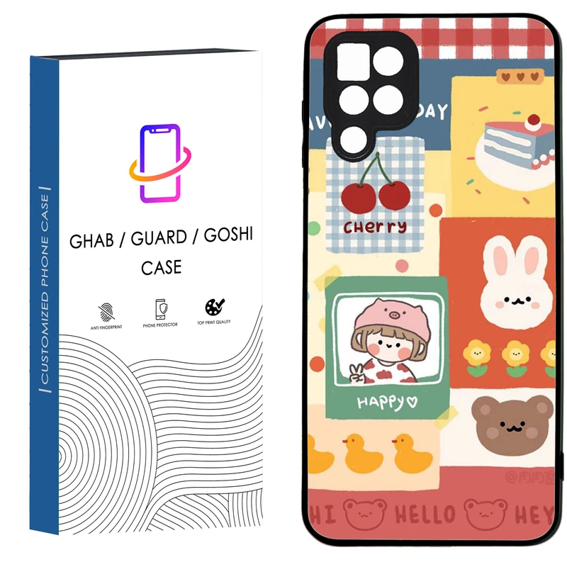 کاور قاب گارد گوشی طرح دخترانه کد 10 - TPU مناسب برای گوشی موبایل سامسونگ Galaxy A12