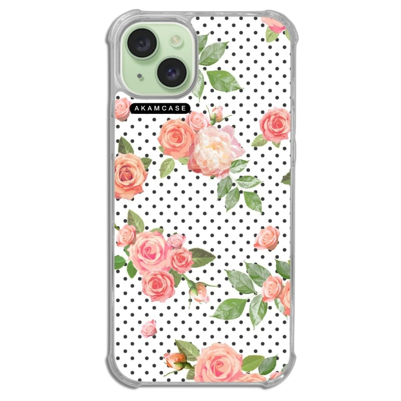 کاور آکام مدل AMCWTA15PLUS-FLOWERS7 مناسب برای گوشی موبایل اپل iPhone 15 Plus