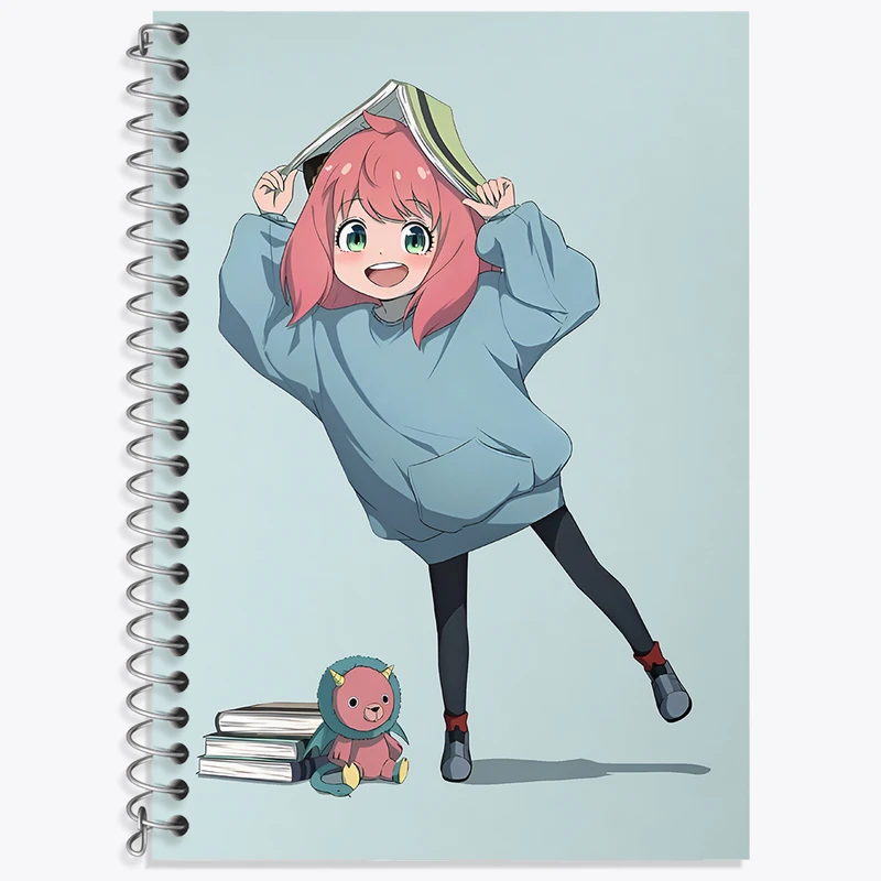 دفتر لغت 50 برگ خندالو طرح آنیا انیمه اسپای ایکس کد N4663