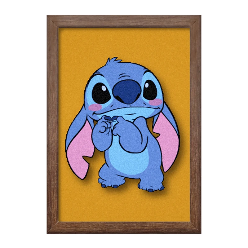 تابلو خندالو طرح استیچ (Stitch) کد 37180