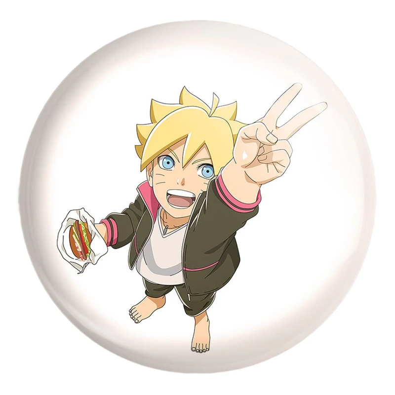 پیکسل خندالو طرح بوروتو اوزوماکی انیمه بوروتو Boruto کد 15758 مدل بزرگ