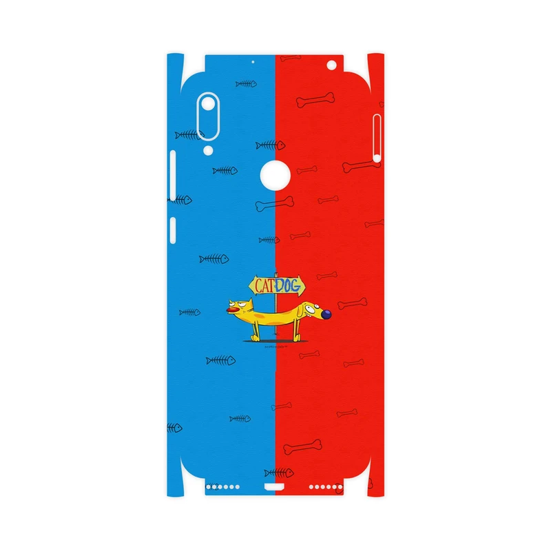 برچسب پوششی ماهوت مدل CatDog-FullSkin مناسب برای گوشی موبایل هوآوی Y6 Prime 2019