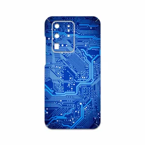 MAHOOT Blue Printed Circuit Board Cover Sticker for Samsung Galaxy S20 Ultra
