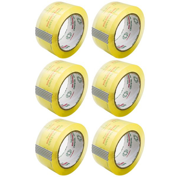 چسب پهن جانسون مدل کریستال 90 یاردی کد 2020 K عرض 5 سانتی بسته 6 عددی چسب پهن جانسون مدل کریستال 90 یاردی کد 2020 K عرض 5 سانتی بسته 6 عددی