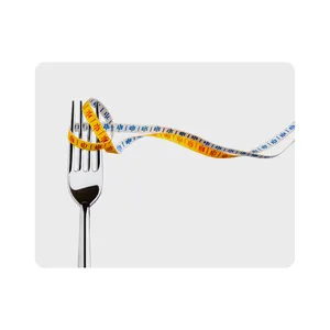 ماوس پد اطلس آبی طرح چنگال و متر مدل T6761