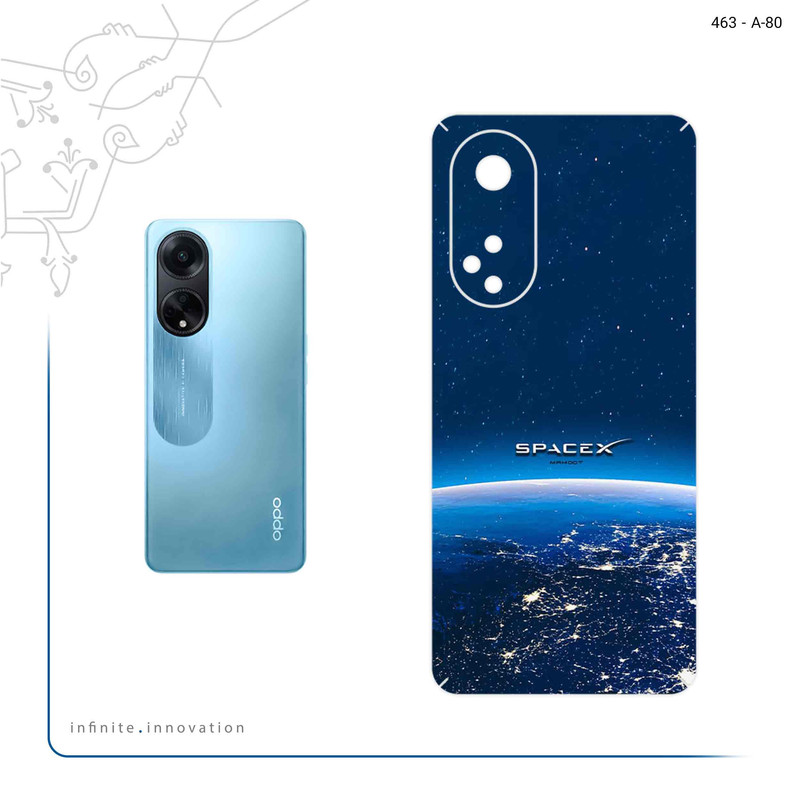 برچسب پوششی ماهوت مدل Space X مناسب برای گوشی موبایل اپو A98