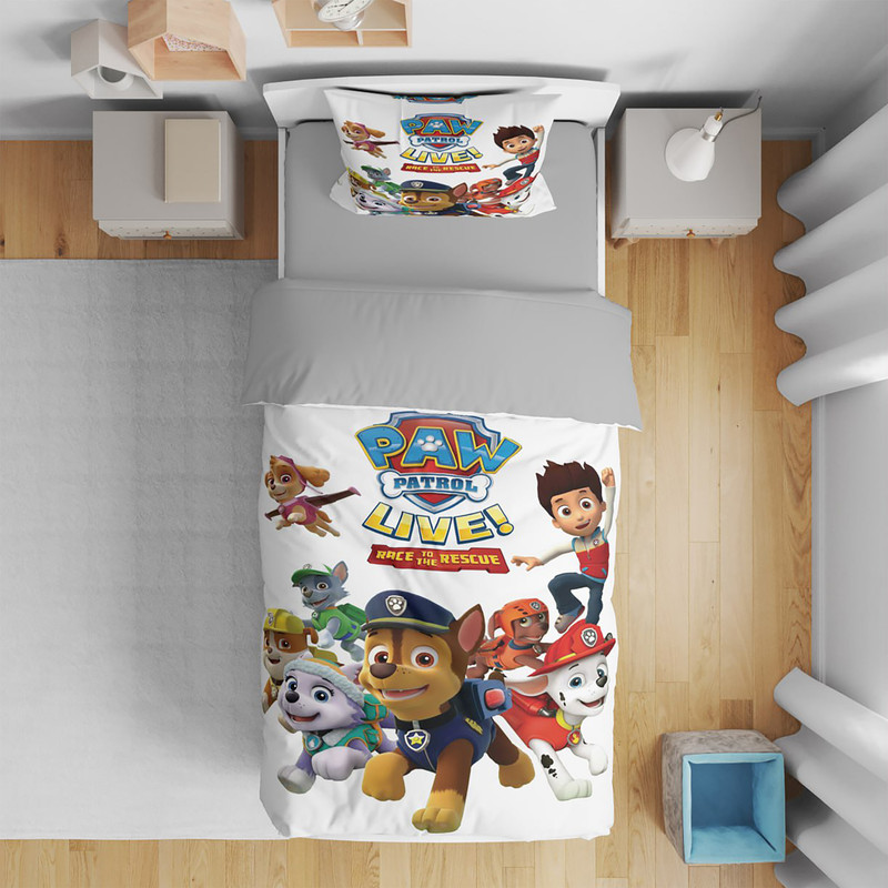 سرویس روتختی کودک مدل سگ نگهبان 4487 یک نفره 5 تکه