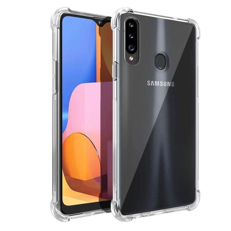 کاور مدل شفاف مناسب برای گوشی موبایل سامسونگ Galaxy A20s