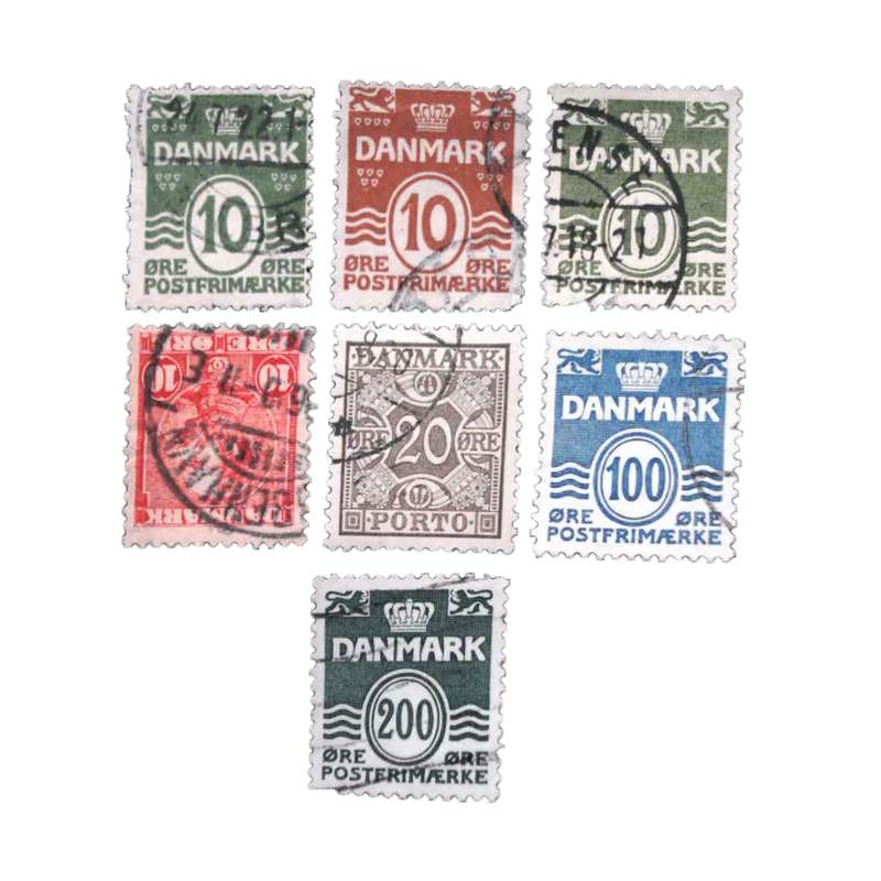 تمبر یادگاری مدل دانمارک کد DS4714 مجموعه 7 عددی تمبر یادگاری مدل دانمارک کد DS4714 مجموعه 7 عددی
