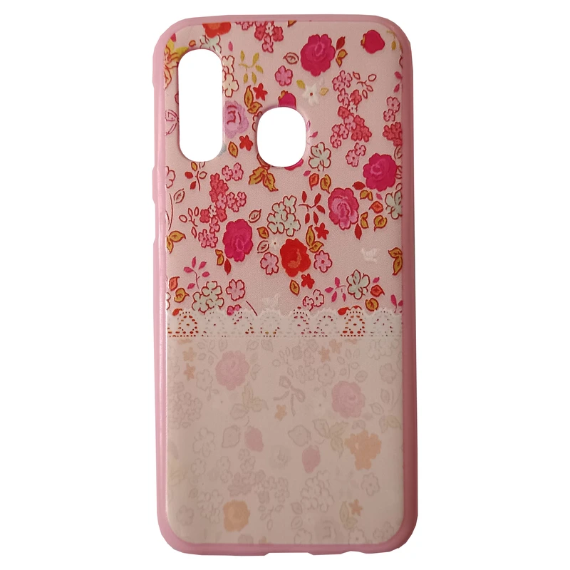 کاور مدل سیلیکونی کد 05 طرح گل مناسب برای گوشی موبایل سامسونگ Galaxy A40