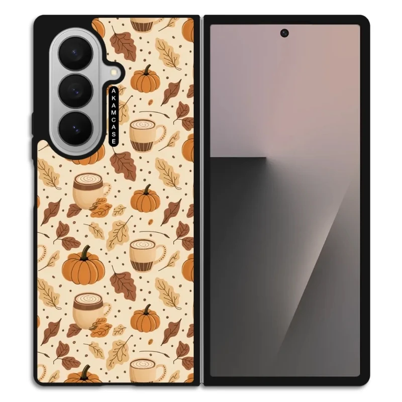 کاور آکام مدل AMC-WSGZFOLD7-PUMPKIN-24 مناسب برای گوشی موبایل سامسونگ Galaxy Z Fold 7