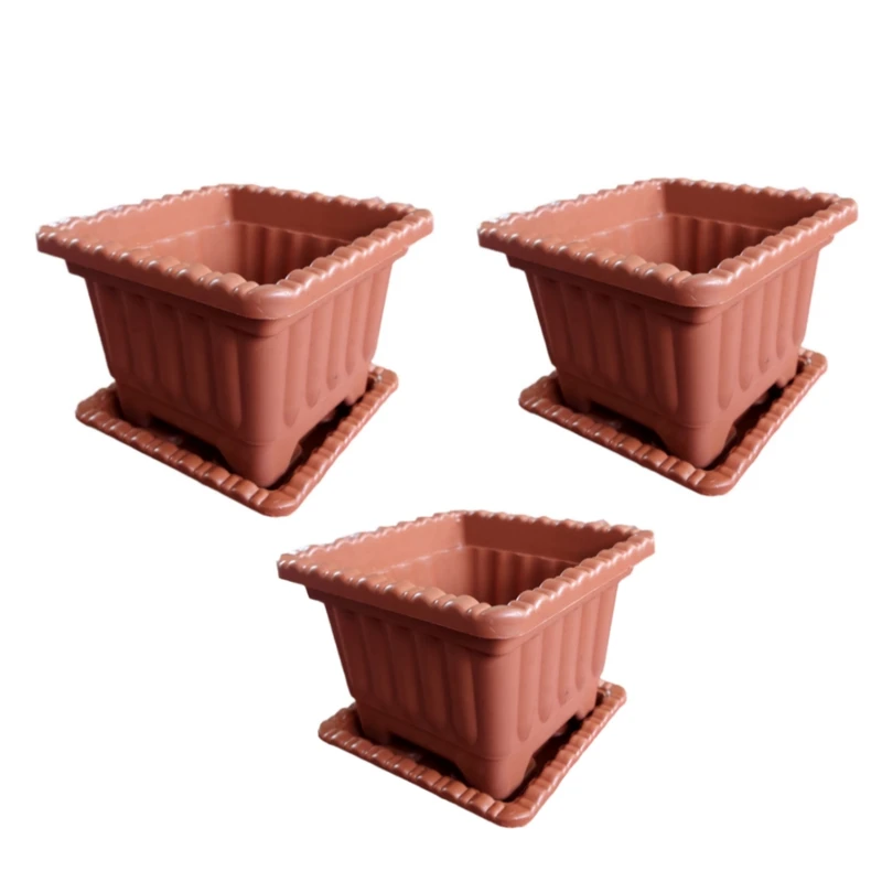 گلدان مدل مکعب واریور کد 204 بسته 3 عددی