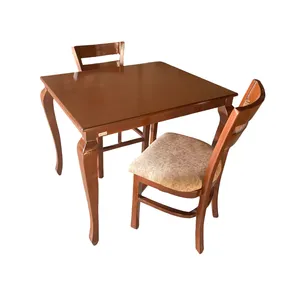 میز و صندلی ناهارخوری دو نفره گالری چوب آشنایی مدل Gh-2Tir-Mehr2