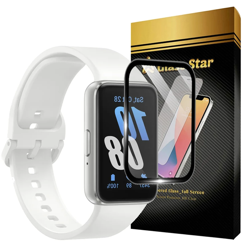 محافظ صفحه نمایش گلس استار مدل GWPM مناسب برای ساعت هوشمند سامسونگ Galaxy Watch Fit 3