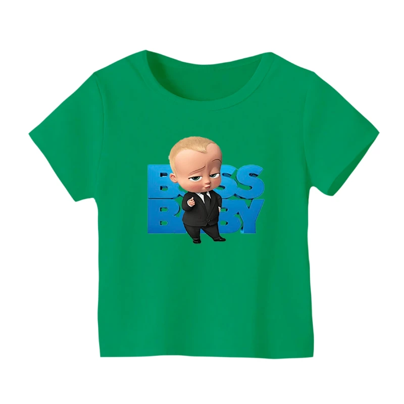 تی شرت آستین کوتاه بچگانه مدل بچه رئیس کد ۱