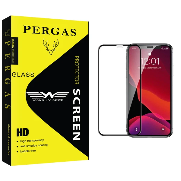 محافظ صفحه نمایش موکوسون وایلی نایس مدل Pergas Glass مناسب برای گوشی موبایل اپل Iphone XS MAX