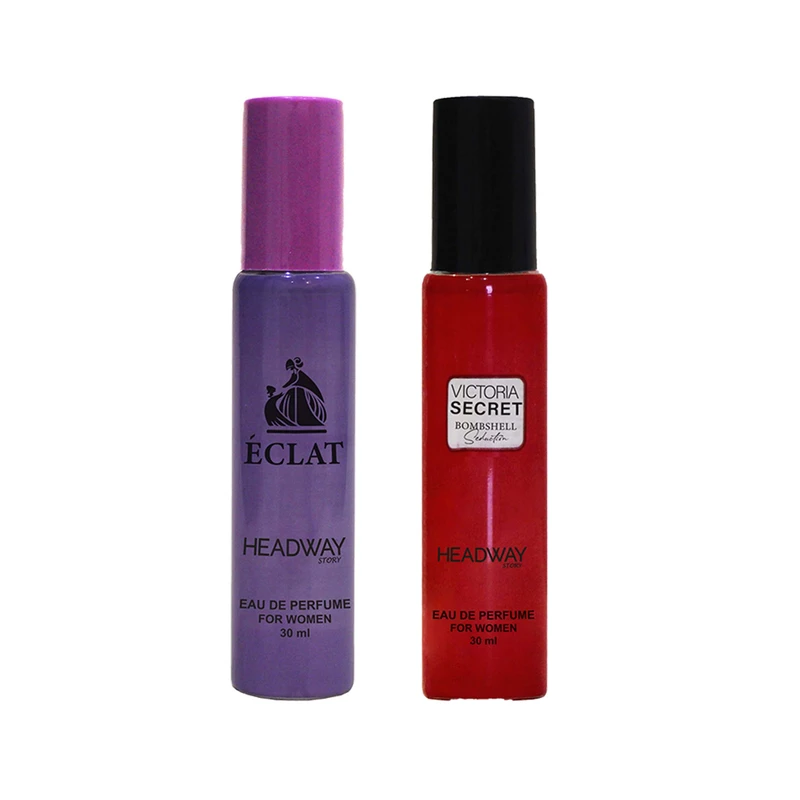 عطر جیبی زنانه هدوی استوری مدل لانوین اکلت و ویکتوریا سکرت سداکشن حجم 30 میلی لیتر مجموعه 2 عددی