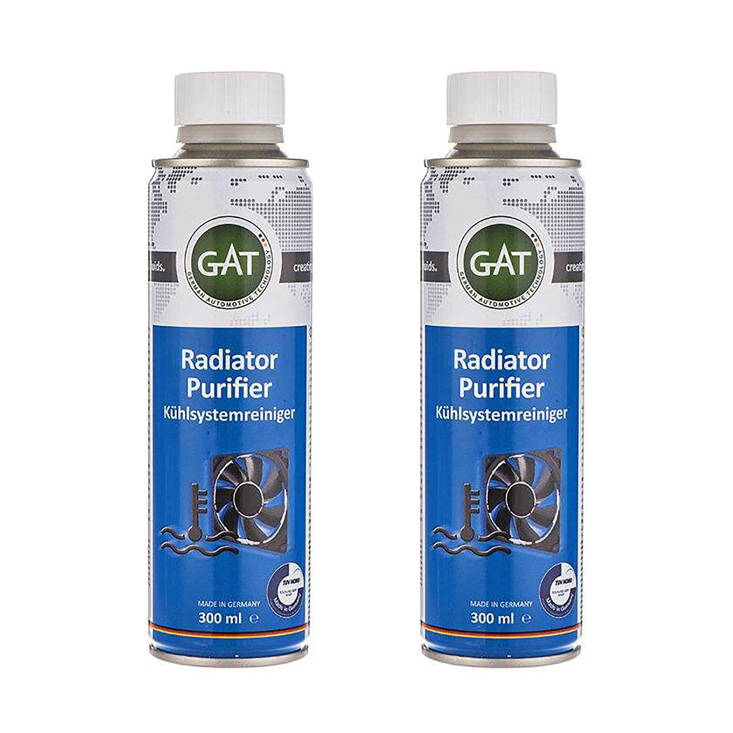 محلول تمیز کننده رادیاتور خودرو گات مدل Radiator Purifier-62012 حجم 300 میلی لیتر بسته 2 عددی