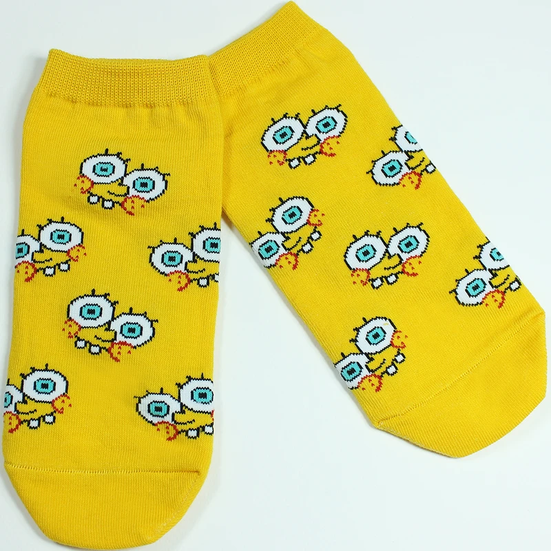 جوراب ساق کوتاه پاتریس مدل باب اسفنجی