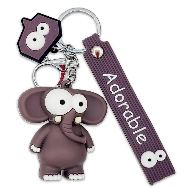 جاکلیدی مدل سیلیکونی طرح فیل چشم قلمبه