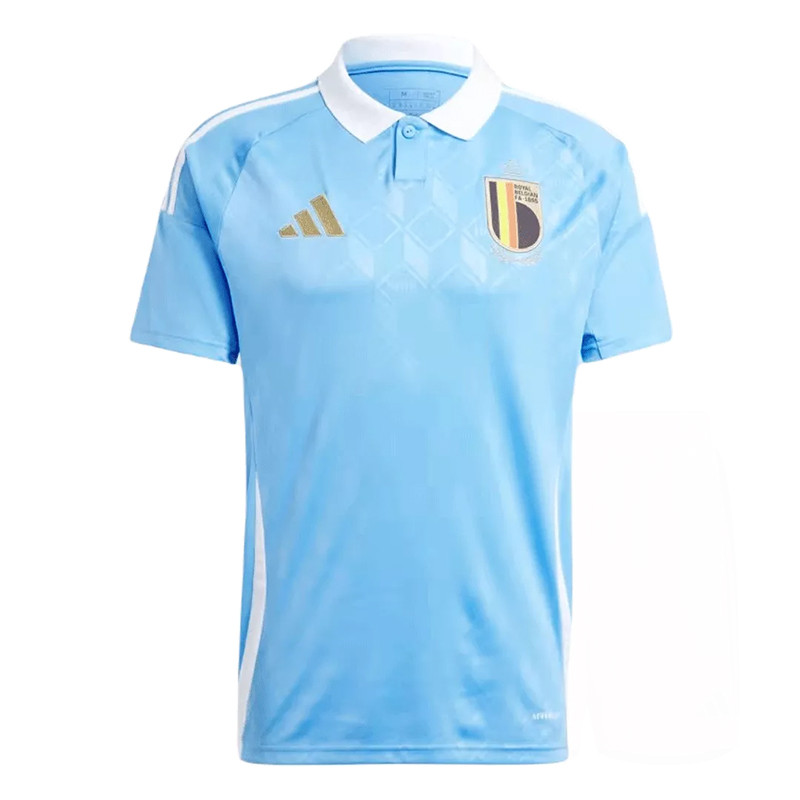 ست پولوشرت و شلوارک ورزشی مردانه مدل بلژیک Away 2024 ست پولوشرت و شلوارک ورزشی مردانه مدل بلژیک Away 2024