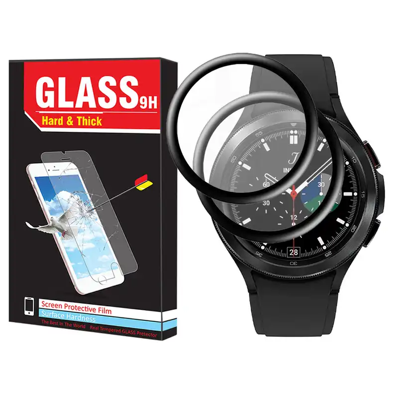 محافظ صفحه نمایش نانو هارد اند تیک مدل Pmma-HT مناسب برای ساعت هوشمند سامسونگ Galaxy Watch 4 Classic 42mm بسته دو عددی