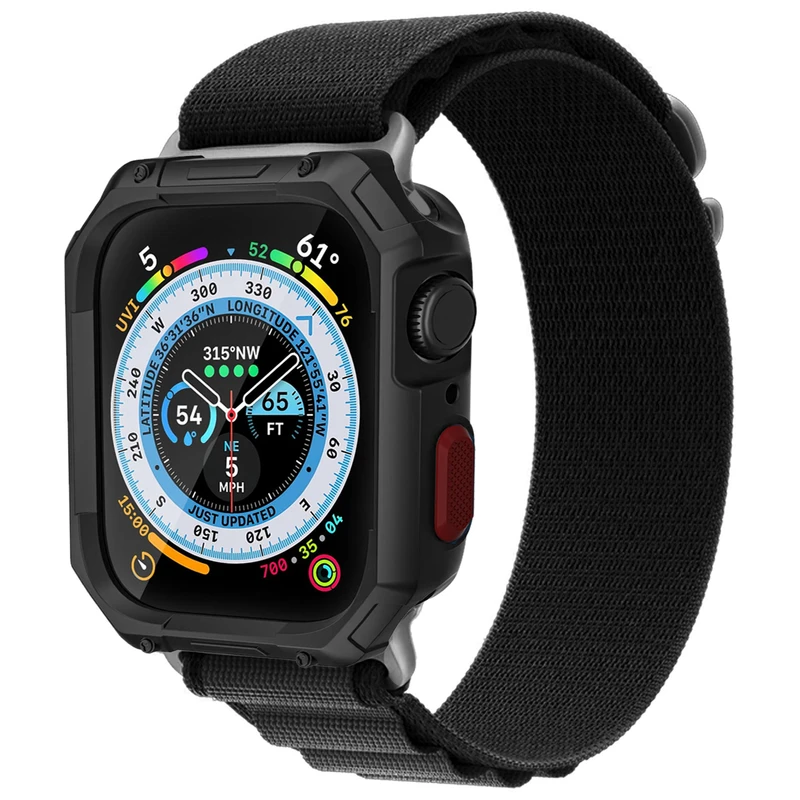 بند آکوآرا مدل Hexa Alpine مناسب برای اپل واچ 46 میلی متری سری 11 به همراه کاور