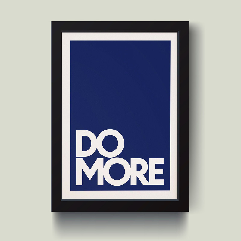 تابلو مدل انگیزشی DO MORE کد m2580-w
