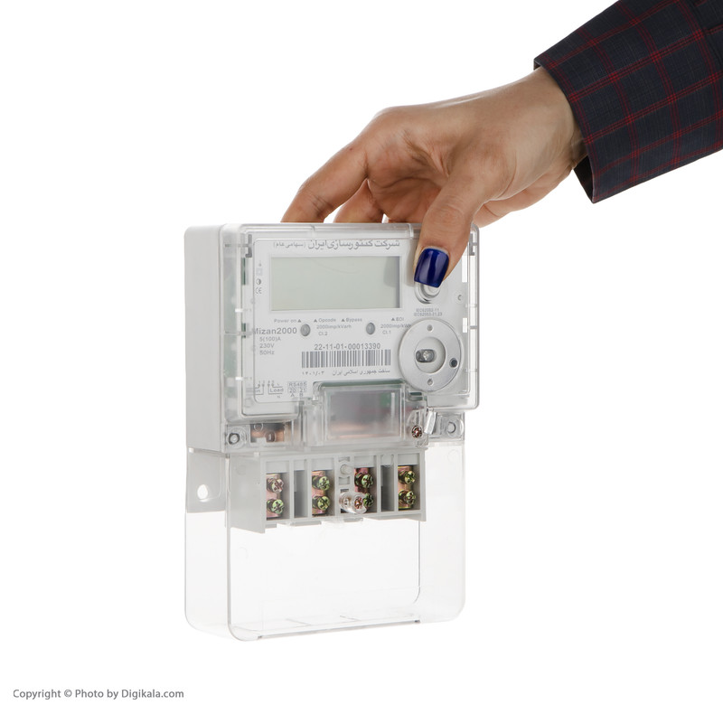 کنتور فرعی برق تک فاز شرکت کنتورسازی ایران مدل Mizan2000 کد 001
