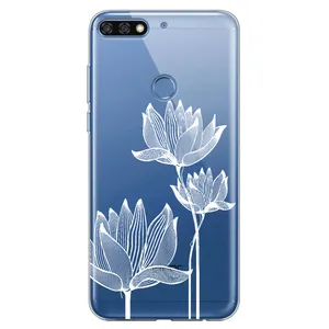 Megafone Flower C47-W Cover For Huawei Y7 Prime 2018 / Y7 2018