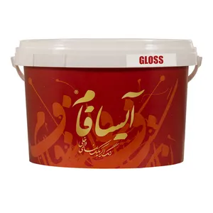 رنگ اکریلیک براق  آیسافام کد GLOSS وزن 3.500 کیلوگرم