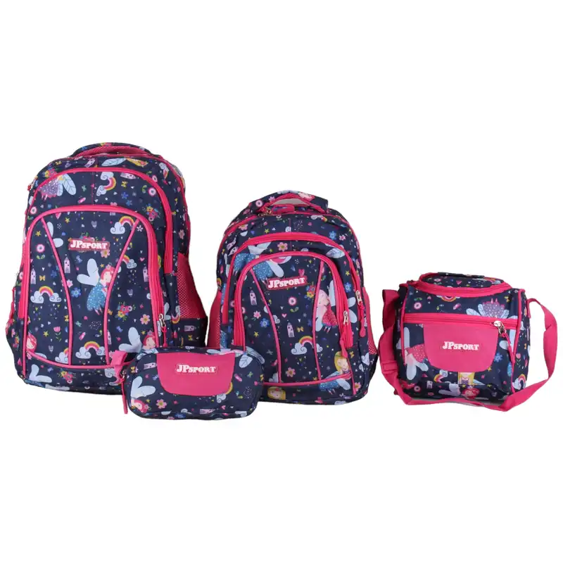 کوله پشتی مدل دخترانه کد 246 مجموعه چهار عددی