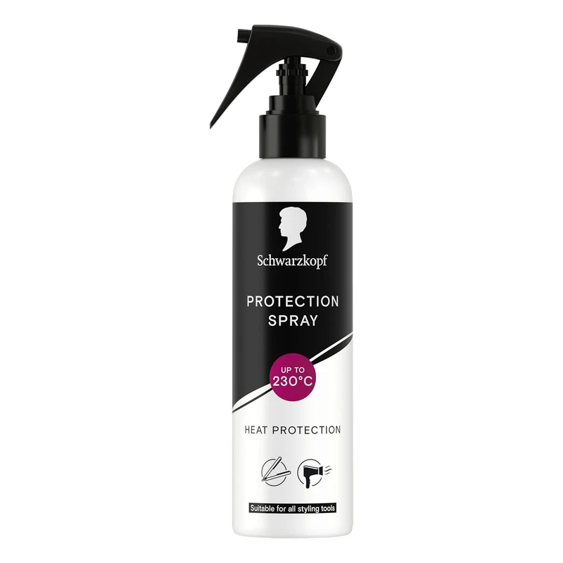 اسپری دو فاز مو شوآرزکوف مدل Schwarzkopf Protection Spray Heat مناسب انواع مو حجم 250 میلی لیتر