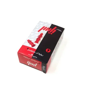 رول پلاک یاسر مدل 6cm شاخکدار بسته 40 عددی